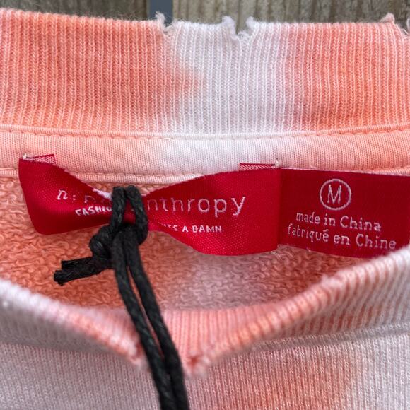 n:Philanthropy Reeves Sweatshirt Sunset Tie Dye Crewneck Pullover Beige Medium - Picture 7 of 13